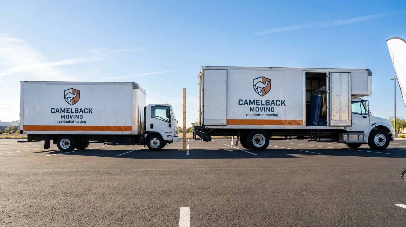Moving truck size capacity guide in Red Bud